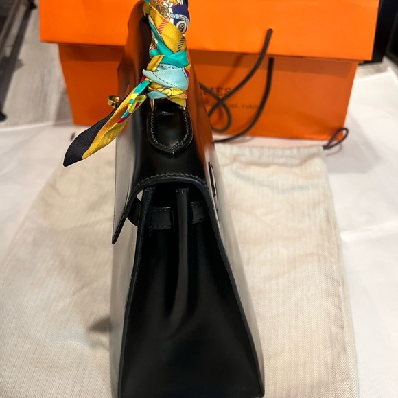 Hermes Vintage Kelly 32, excellent condition box leather. Rare Kelly - Picture 4 of 10